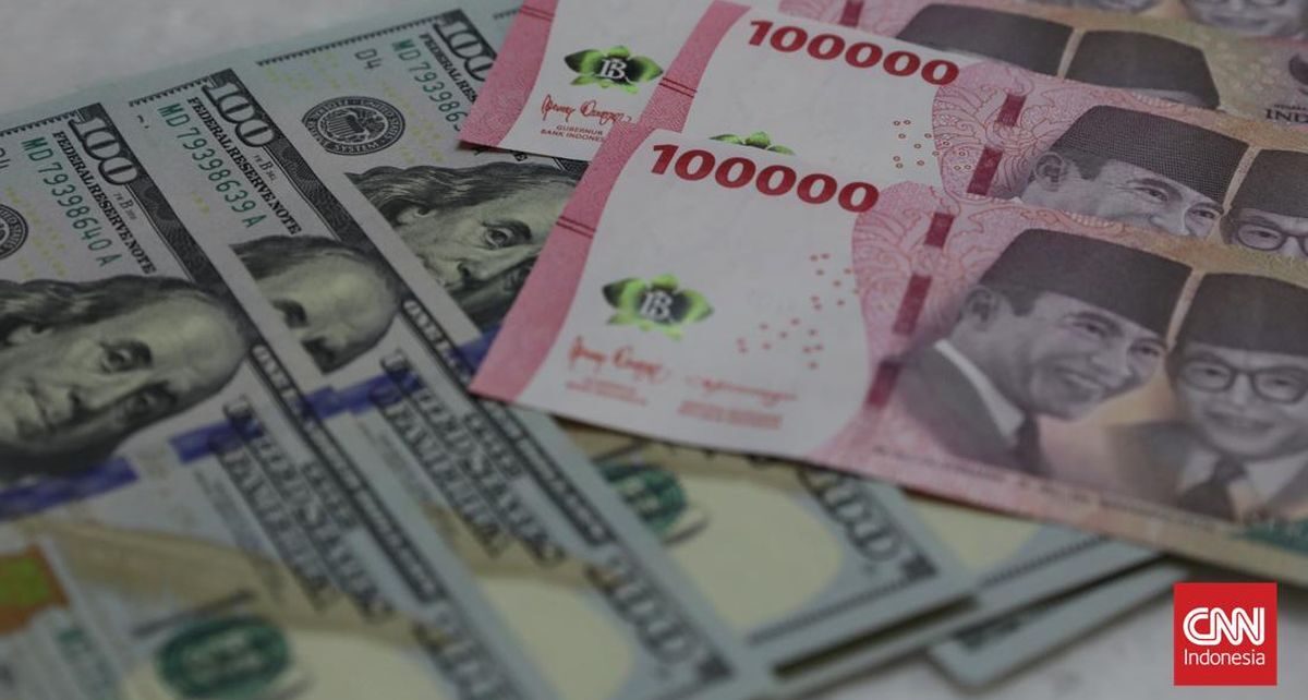 Rupiah Tersenyum Tipis Rp16.190 per Dolar AS Sore Ini