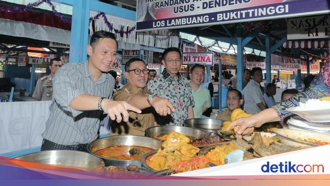 AHY Suka Kulineran di Berbagai Kota, Makan Mie Yamin hingga Nasi Kapau