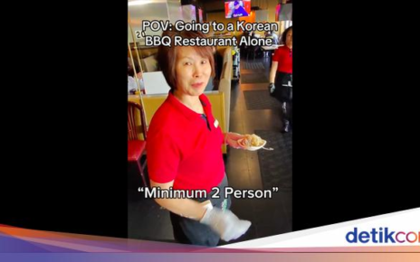 Ditolak Makan Sendirian di Resto Korea, Video TikToker Ini Viral