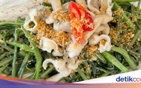 Resep Tumis Kangkung dan Cumi yang Gurih Spesial Untuk Makan Siang