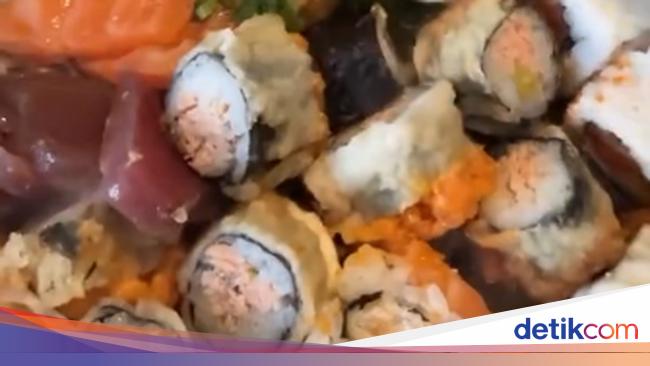 TikToker Ini Masak Sushi Sisa Jadi Nasi Goreng, Ini Tampilannya